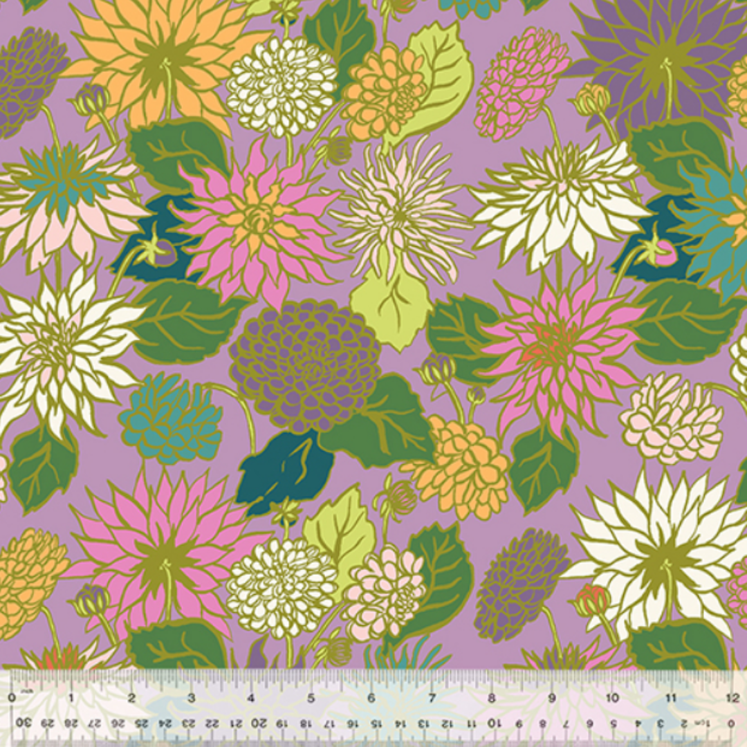 100% Organic Cotton 44-45"- In the Garden