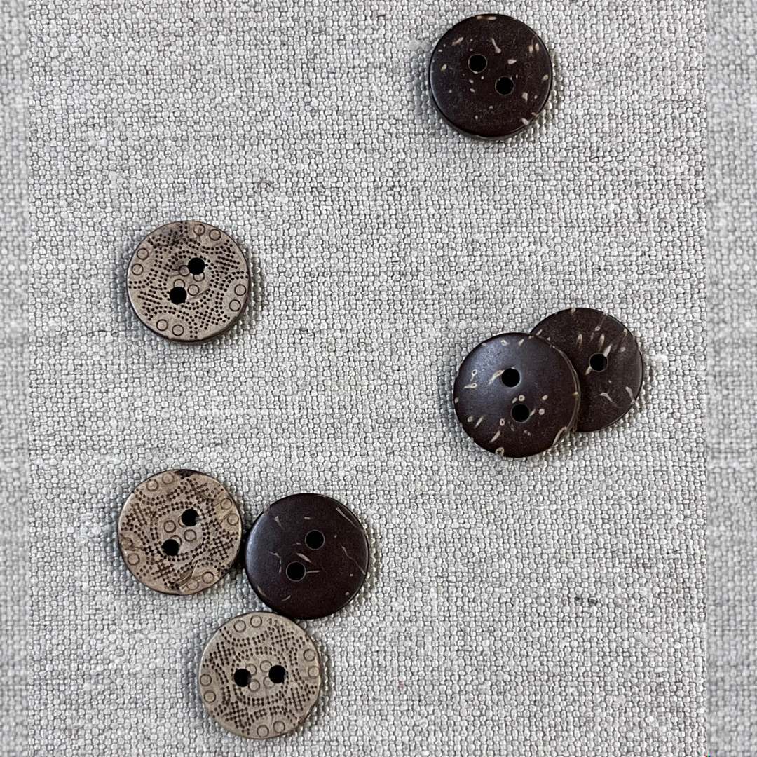 Coconut Buttons - Laser Cut