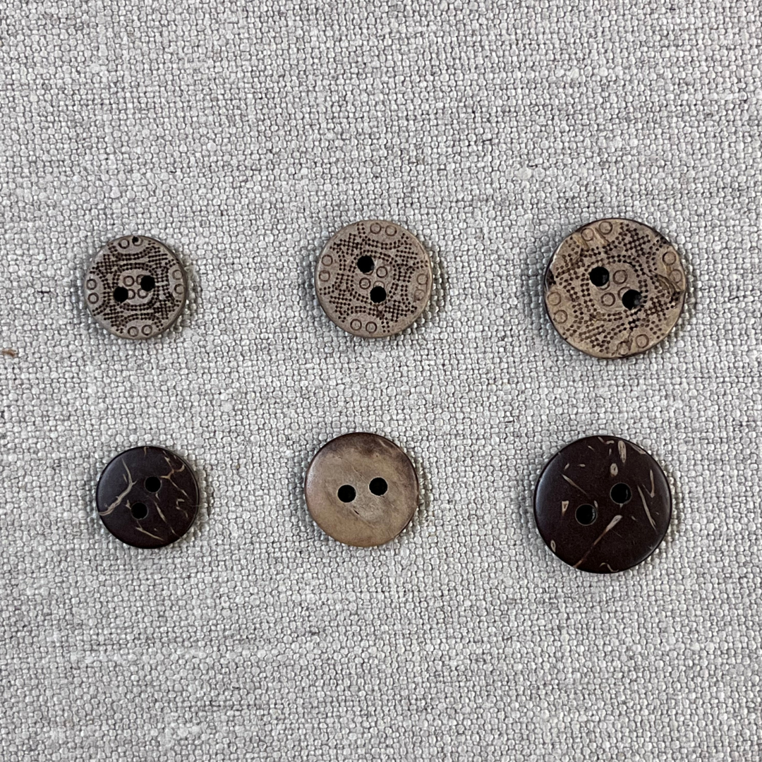 Coconut Buttons - Laser Cut