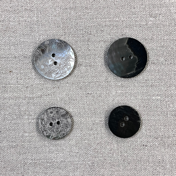 Mother of Pearl Buttons & Organic Cotton Plus