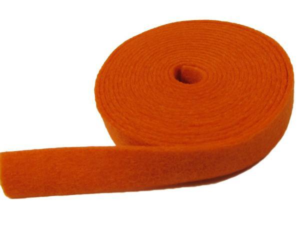 Wool Felt 100 Percent Wool Felt Ribbon in Color CRIMSON 1/2 Inch X 2 Yards  Merino Wool Felt Red Ribbon Crimson Ribbon 