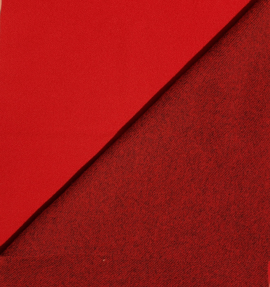 Wool -58"- Blanket-Red/Black