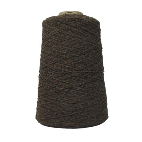 100% Local Wool Weaving Yarn Dark Brown