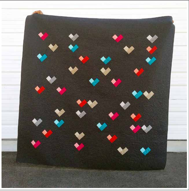 Free Quilt Pattern - Digital Hearts Quilt