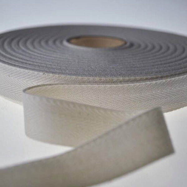 1 1/2 Cotton Twill Tape~ 15 Yards~ 100% Cotton~ Made in USA~ Color Natural