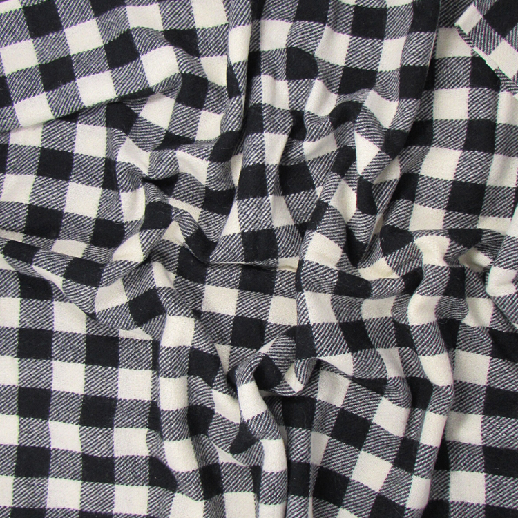 Wool -60"- Black/White Check