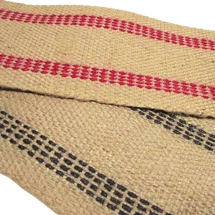 Webbing-3.5"-Jute-Stripe