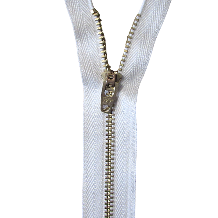 Zipper-Natural-6"-Closed Bottom