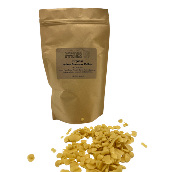 White Beeswax pellets, 44 lbs