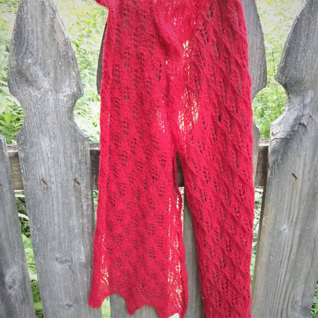 Falling Leaves Lace Scarf Kit