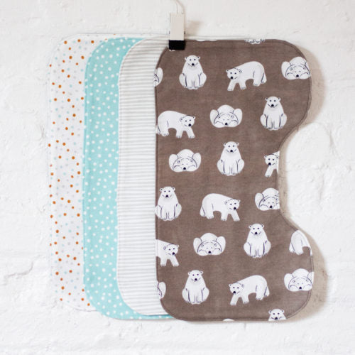Contoured Burp Cloth - Free Pattern