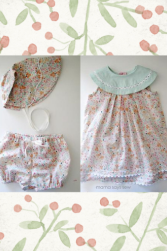 Vintage Baby Dress and Bonnet