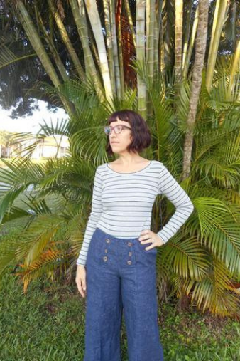 Sailor Pant & Waffle Knit Tee