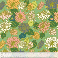 100% Organic Cotton 44-45"- In the Garden