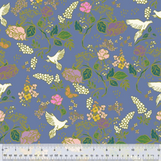 100% Organic Cotton 44-45"- In the Garden