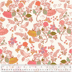 100% Organic Cotton 44-45"- In the Garden