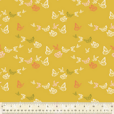 100% Organic Cotton 44-45"- In the Garden
