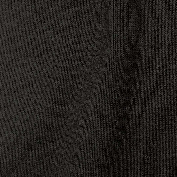 Medium Weight Bamboo Rib Knit - Black