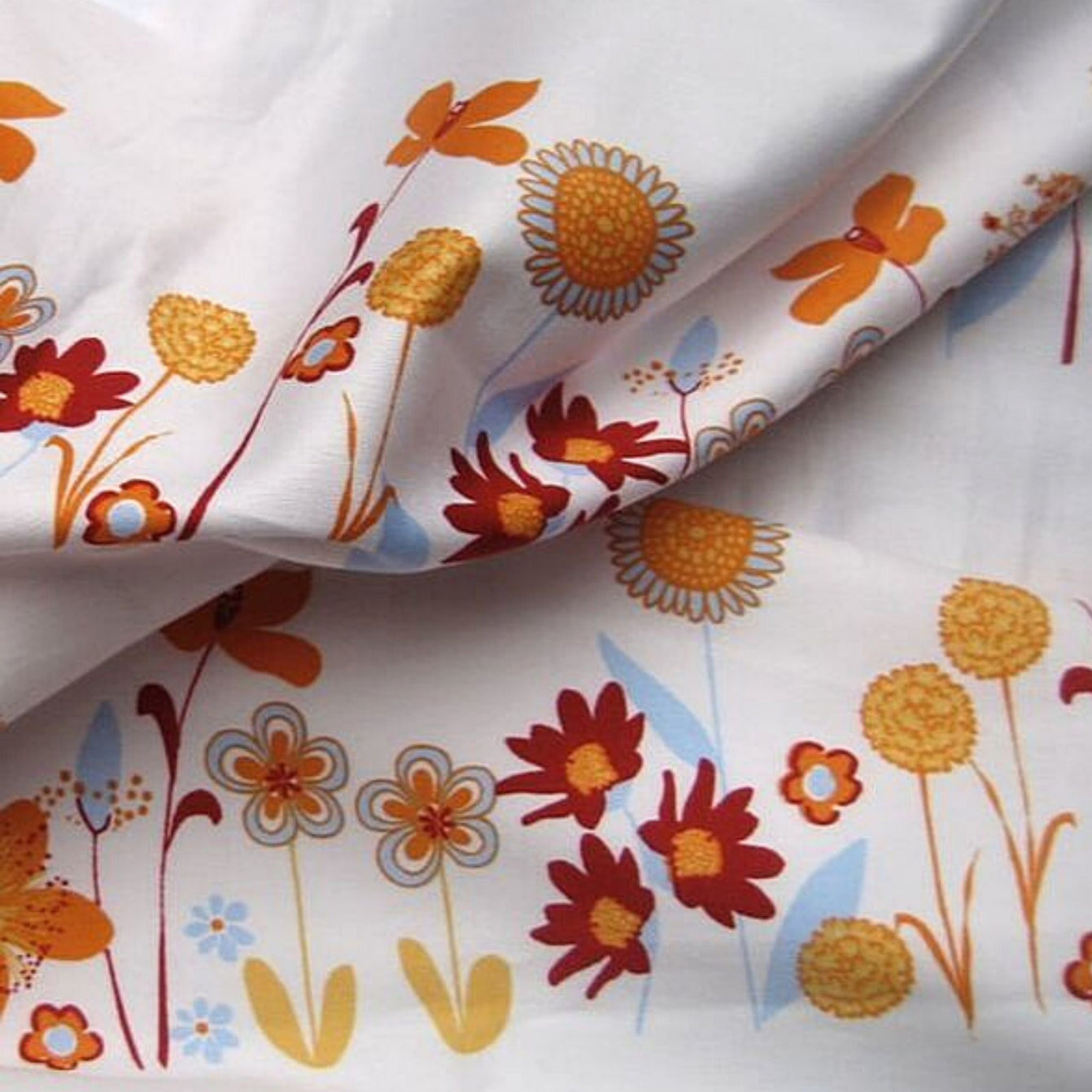 10 Flowers Sateen