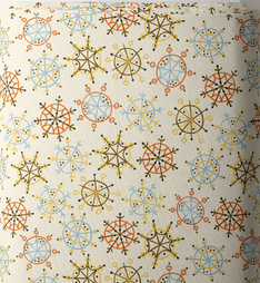 100% Organic Cotton 44"-45" - Snow Friends
