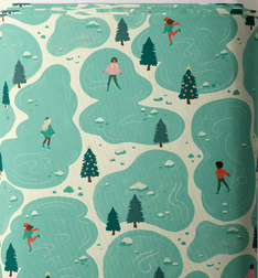 100% Organic Cotton 44"-45" - Bright Holiday