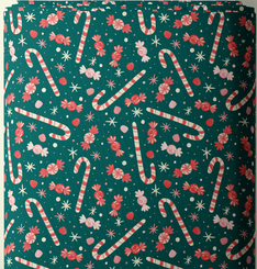 100% Organic Cotton 44"-45" - Bright Holiday