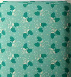 100% Organic Cotton 44"-45" - Bright Holiday