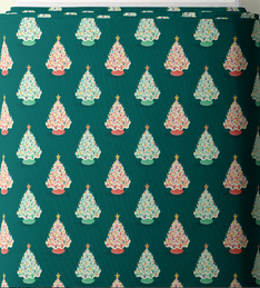 100% Organic Cotton 44"-45" - Bright Holiday