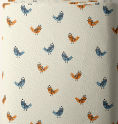 100% Organic Cotton 44"-45" - Snow Friends