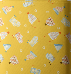 100% Organic Cotton 44"-45" - Snow Friends