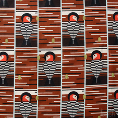 Charley Harper Iconic Bark Cloth