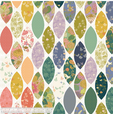 100% Organic Cotton 44-45"- In the Garden