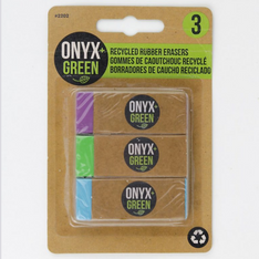 3-Pack Erasers | Recycled Rubber