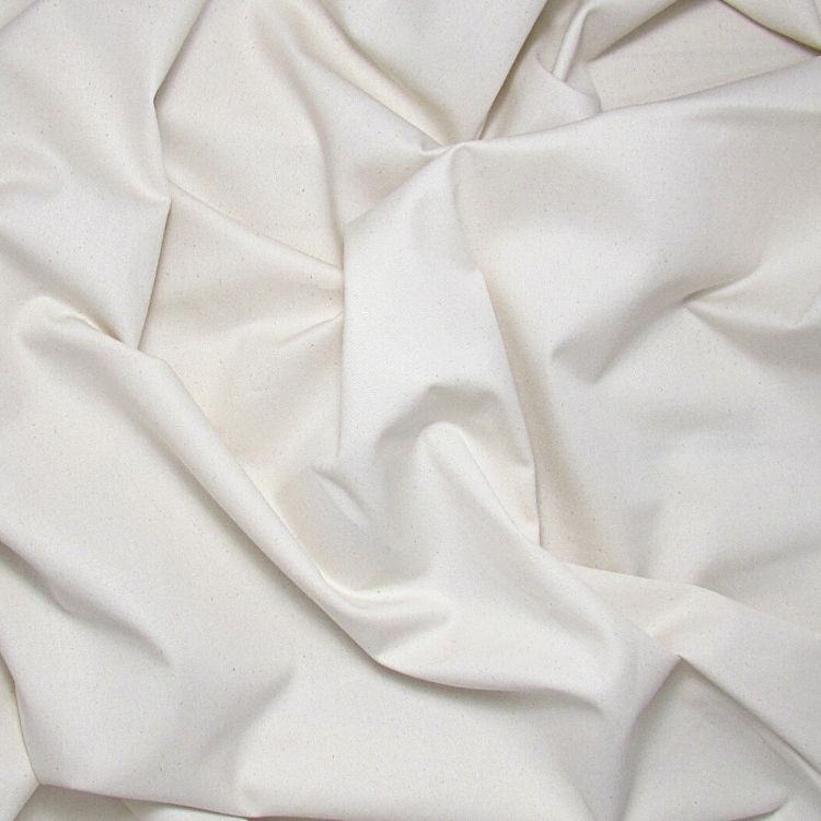 Solid Bright White, Cotton Twill Fabric, 8oz., 100% Cotton, 68 Wide