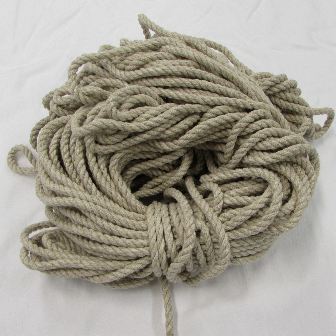 Hemp rope HEMPTWIST ø28mm by the Meter 4-strand twisted by Kanirope®