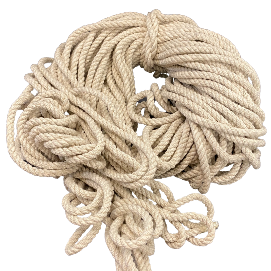 Hemp Rope 6mm Full Hank Organic Cotton Plus
