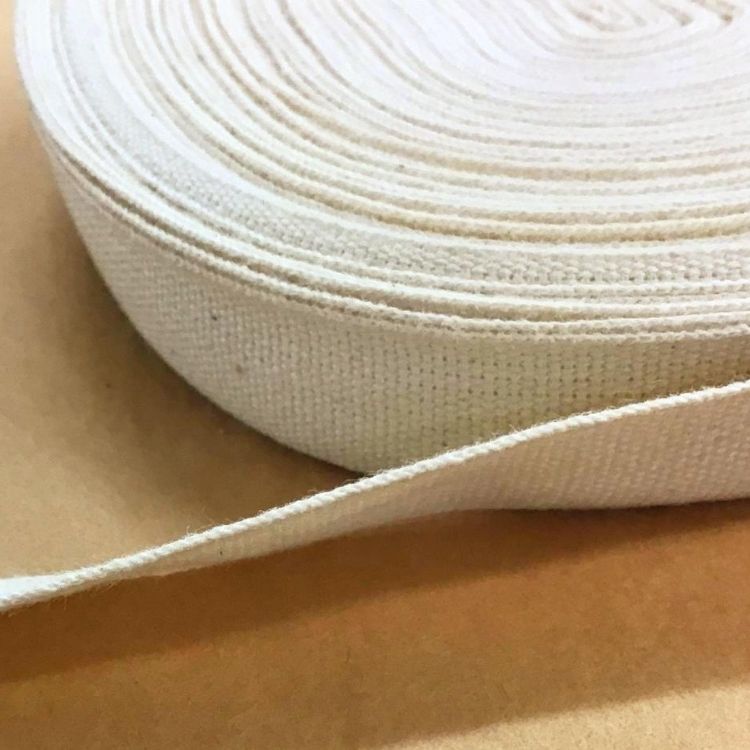 Organic Cotton Ribbon 6mm - 1/4