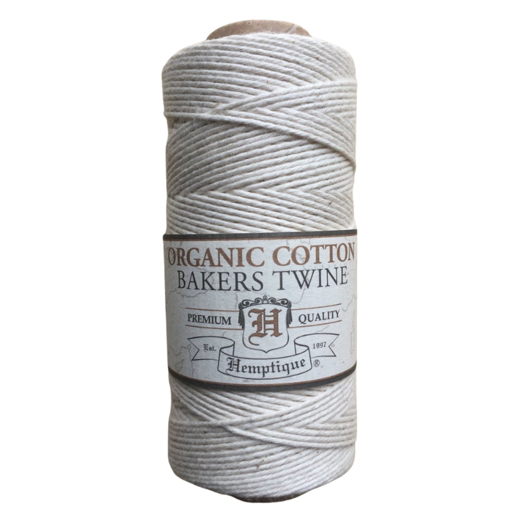 Organic Cotton Twine-1mm-Natural