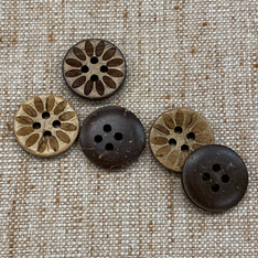 Decorative Coco Shell Buttons