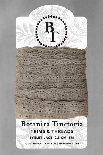 Vegetable Dyed Eyelet Lace-25mm