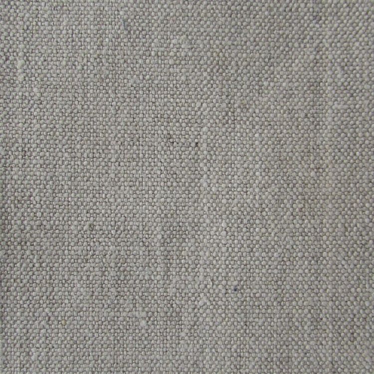 Organic Play mat filled HEMP Fiber in non-dyed linen fabric - gray