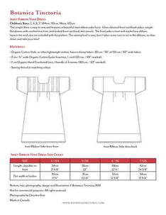 Inset Ribbon Yoke Dress Pattern