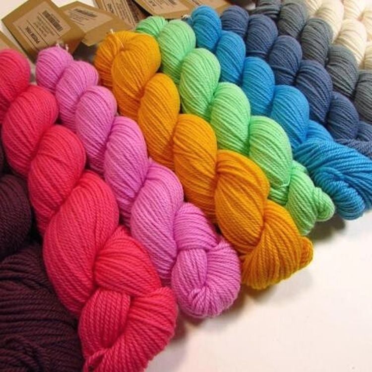 Organic Merino Wool Yarn Sport Weight | Organic Cotton Plus