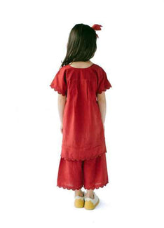 Inset Ribbon Yoke Dress Pattern