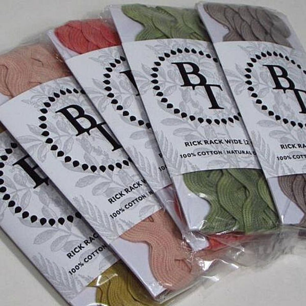 Organic Cotton Rick Rack 20mm & Organic Cotton Plus