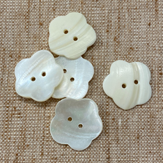 Flower Shell Buttons