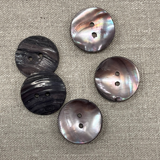 Grey Shell Buttons