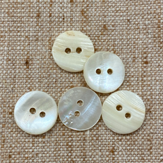 White Shell Buttons