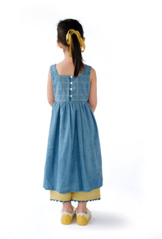 Embroidered Sashiko Bodice Dress Pattern