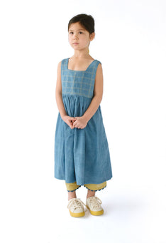 Embroidered Sashiko Bodice Dress Pattern